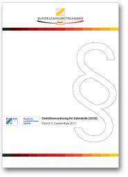 Geb�hrenordnung f�r Zahn�rzte als PDF (2,66 MB)